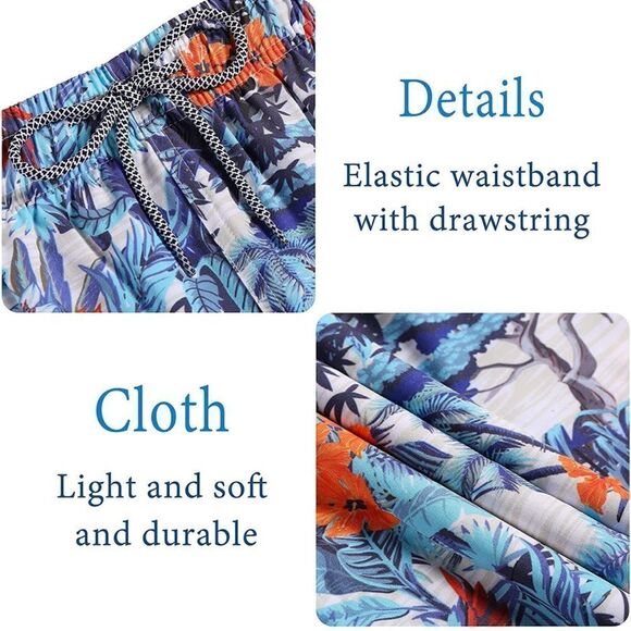 NEW Mens Swim Trunks Quick Dry Shorts Mesh Lining Pockets XL - Picture 6 of 7